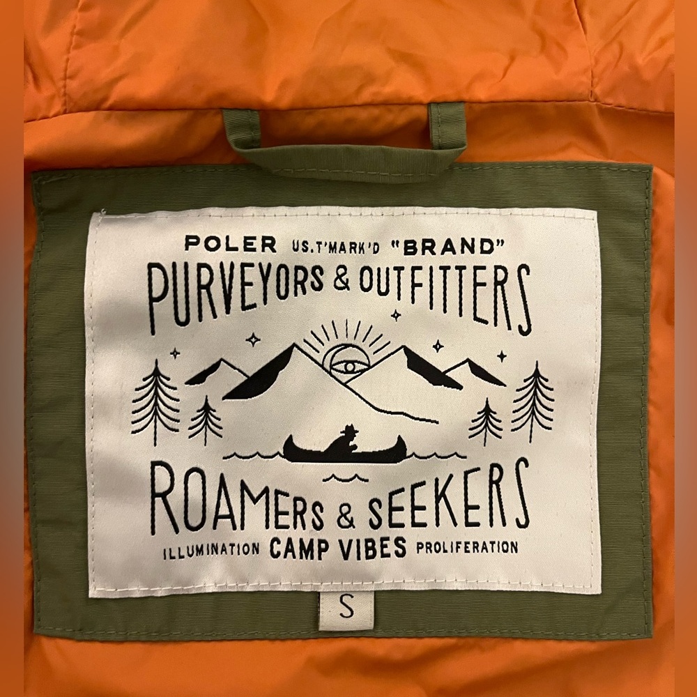 Poler Outdoor Stuff Green Jacket Small - image 4